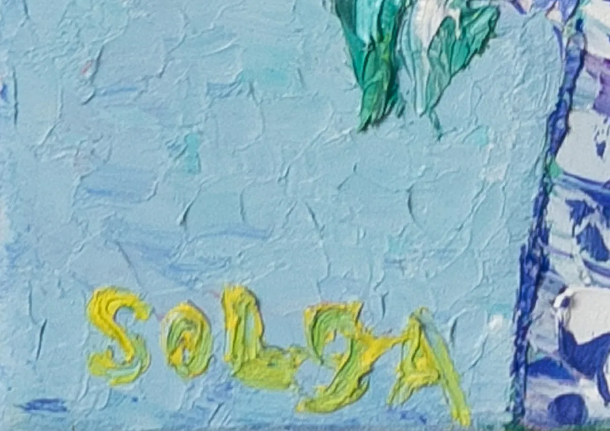 Подпись Solga на холсте «Весеннее равноденствие»